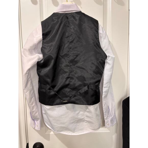 Capucci Italy Boys Four Piece Slim Black Tuxedo Size 14 - Picture 4 of 8